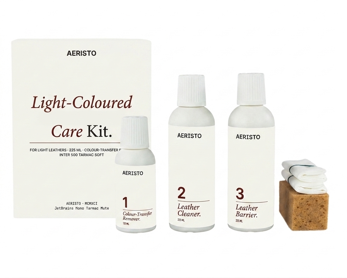 Aeristo Light-Coloured Leather Care Kit