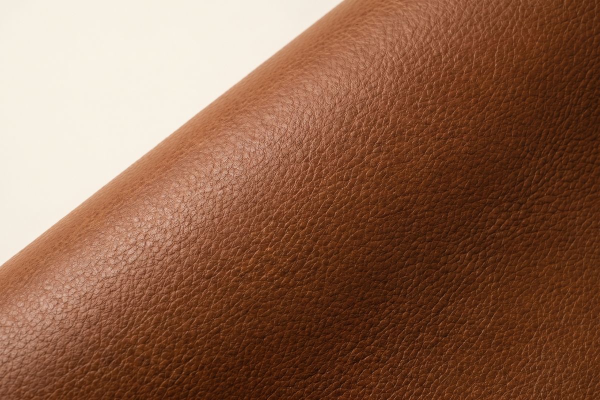 Corrected grain leather surface