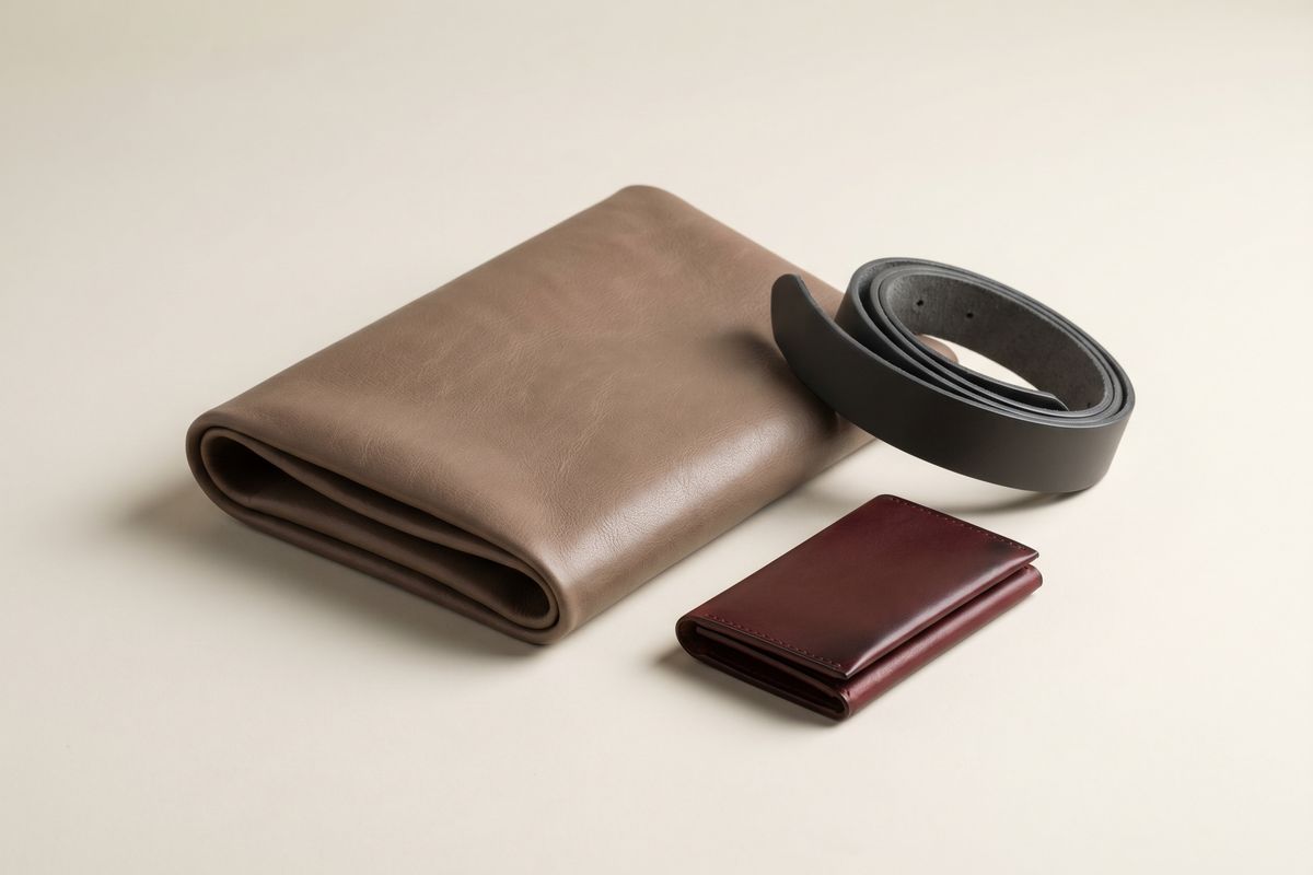 Semi-aniline leather