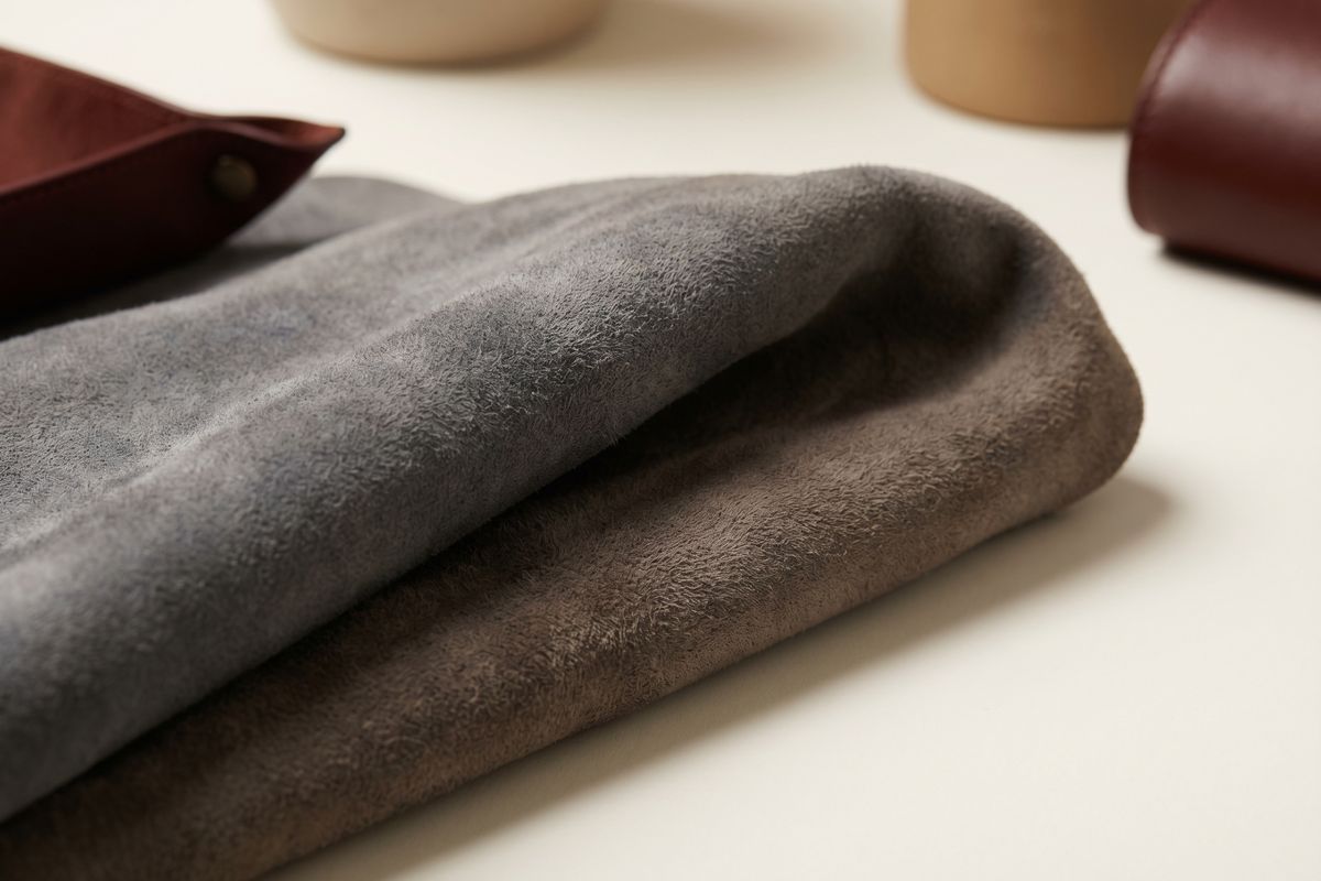 Suede leather